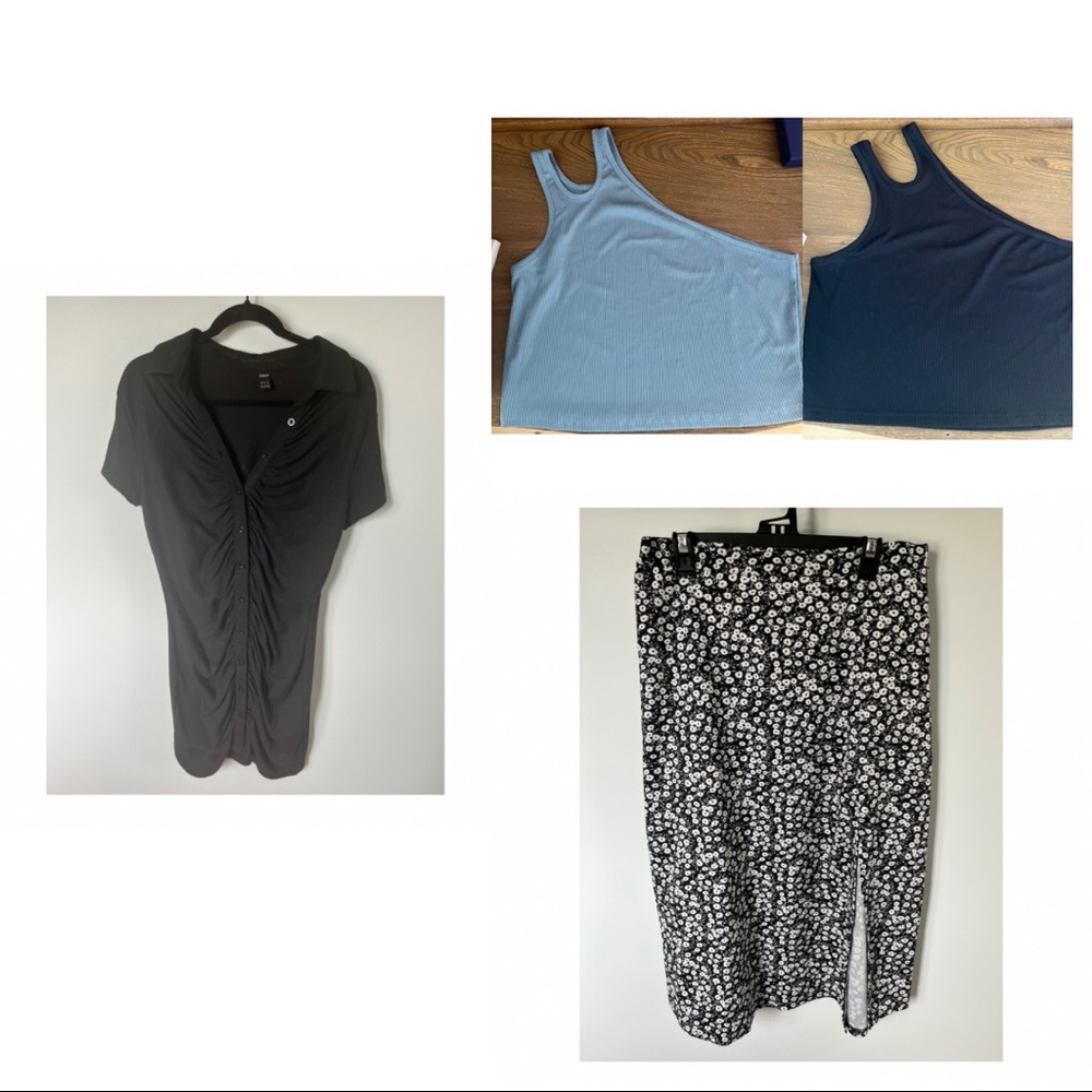 BUNDLE TANK TOP / DRESS / MIDI SKIRT